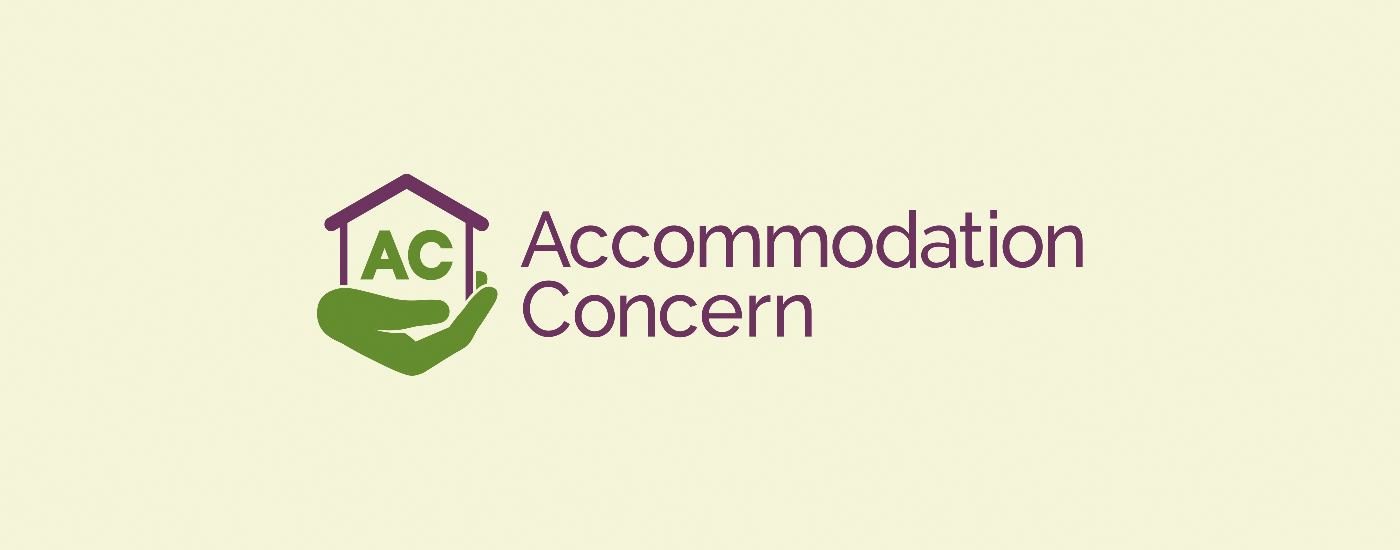 Accommodation Concern, branding print and digital