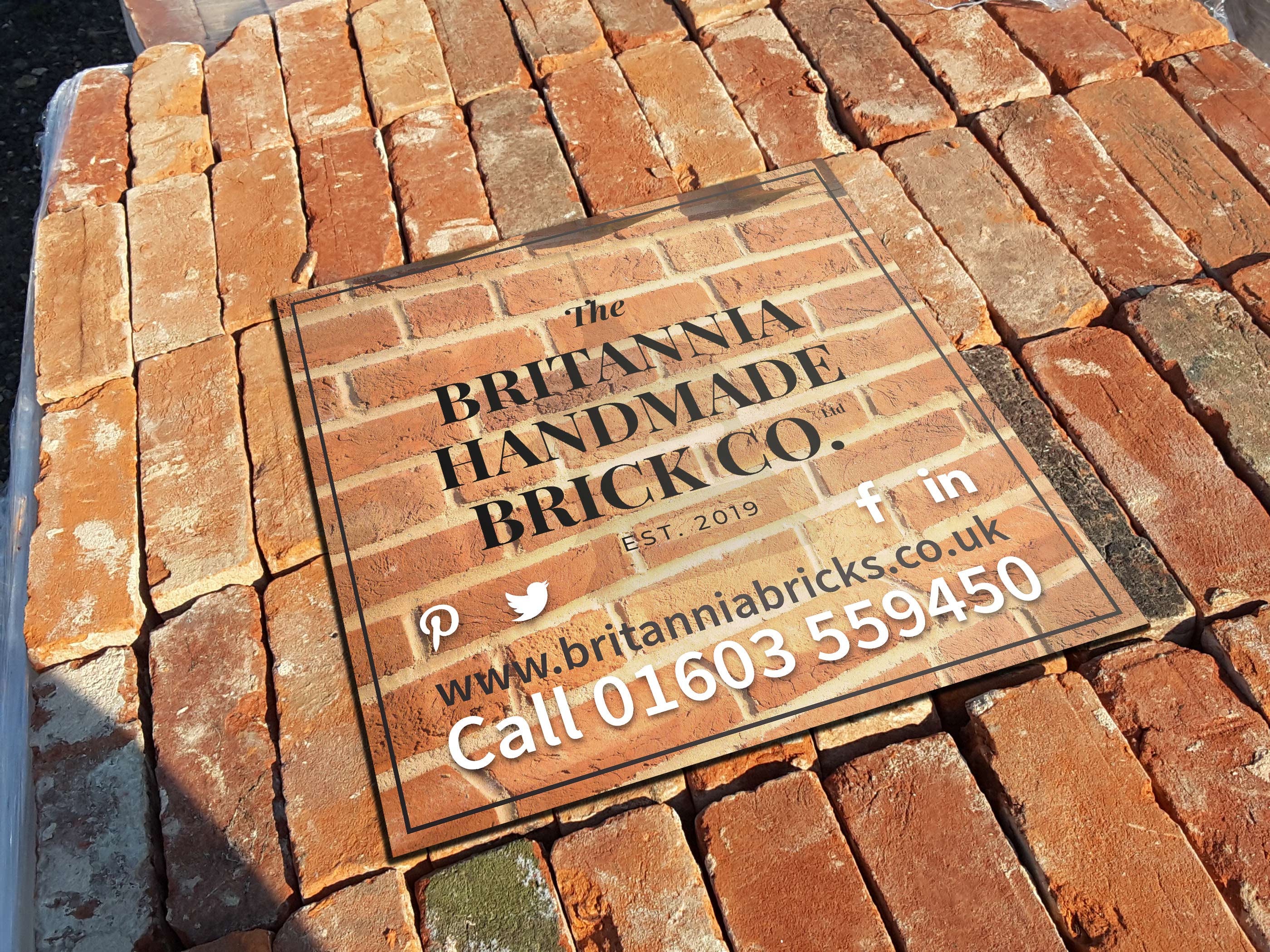 The Britannia Handmade Brick Co, creative design through print and digital media